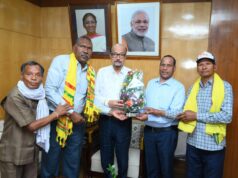 राज्यपाल श्री डेका से अखिल भारतीय गोंड़वाना गोंड़ महासभा के पदाधिकारियों ने की सौजन्य भेंट